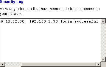 2004/03/06 10:32:38  192.168.2.30 login successful